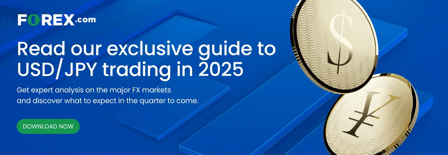 Get our exclusive guide to USD/JPY trading in 2025